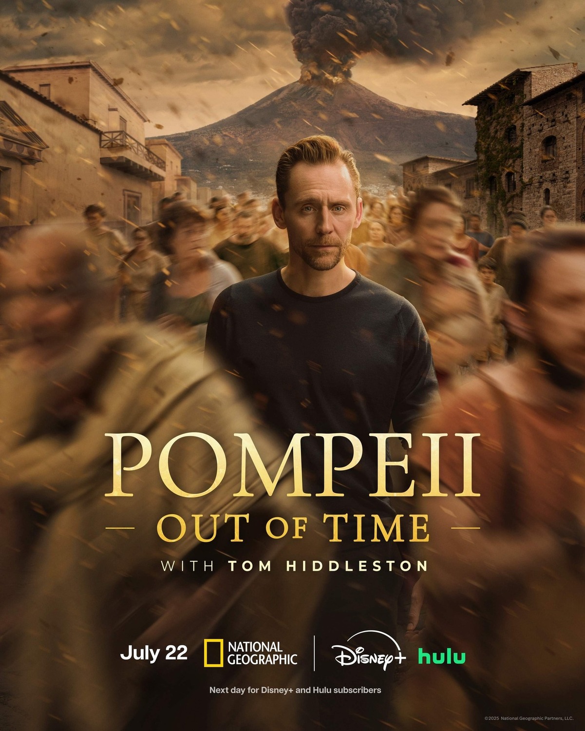 Extra Large TV Poster Image for Pompeii: Out of Time with Tom Hiddleston 