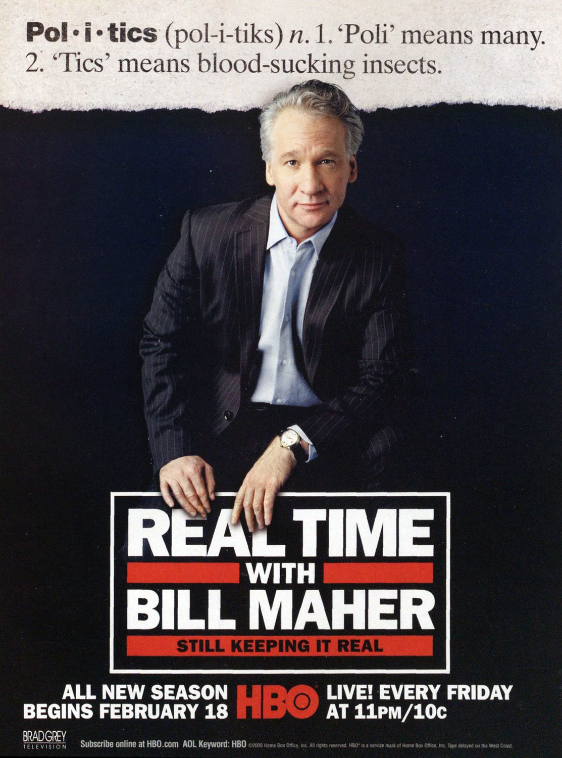 Extra Large TV Poster Image for Real Time with Bill Maher (#14 of 22)