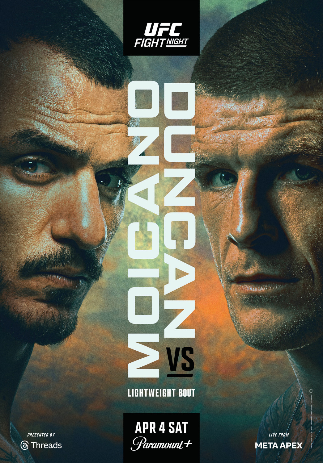 Extra Large TV Poster Image for UFC Fight Night: Moicano vs. Duncan 