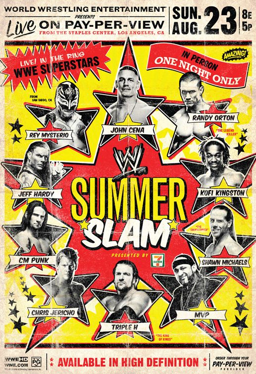 WWE Summerslam Movie Poster